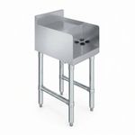 18.5 in. x 14 in. x 30 in. Underbar Stainless Steel Blender Station Flat Top