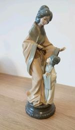 Lladro nao figurine geisha mother mum lady and child Vintage  0279 Birthday