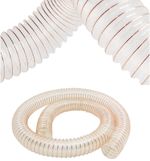 Heavy Duty 127mm 5" PU Flexible Ducting Hose Ventilation Fume Dust 50% Thicker