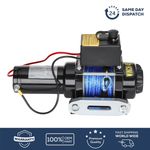 Gearzaar Electric Winch 1400w For Garage 12V 2041KG/4500LB 2 Wireless Remote