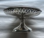 Antique Gorham Sterling Silver c 1910 Pierced bonbon Compote Pedestal Bowl 144 G