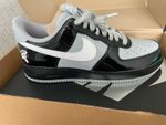 🔥Nike Air Force 1 x Syna Central Cee | Black White Smoke Size 8 | Fast P&P✅🚚