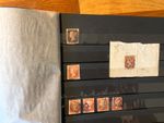 GB 1d Black line engraved mint lilac blocks M&U Commonwealth QV SEE VIDEO A122