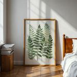 Soft Botanicals – Forest Ferns | Botanical Fern & Leaf Wall Art Print