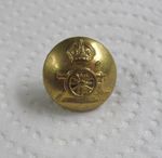 WW1-WW2 UK Army: Royal Artillery Officer's Gilded Brass Button (Small, 16.5mm)