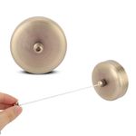 Washing Retractable Clothes Line Single Dry Brushed Brass