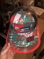 2025 Marc Marquez Mugello Signed Ducati Cap In Protective Case. MotoGP. New