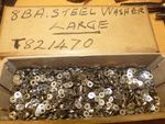 8 BA STEEL WASHERS X 50 - FREEPOST
