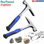Geological Rock Pick with Flat or Pointed Hammer Mining Prospecting Hand Tools 
