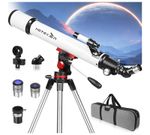 HETEKAN Astronomy Telescope  Professional Refractor Smartphone Beginners 70700