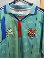Kappa Barcelona Retro Away Shirt 1996/97 Size Small Excellent Condition
