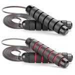 Adjustable Adult Skipping Rope Gym Fitness Boxing Speed Exercise Jump Workout UK