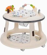 Multifunctional Baby Walker PP 360° Rotating Seat, Lights, Music, Play Tray
