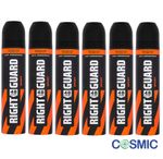 6 X RIGHT GUARD SPORT FOR MEN 48hr PROTECTION ANTI-PERSPIRANT SPRAY 250ml