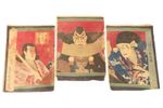 Toyohara Kunichika Ukiyo-e Woodblock Print "Kanjincho" Kabuki Actor Meiji