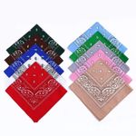 Bandana Cotton Paisley Mouth Protection Headband Head Wear Wrap Band Neck Scarf