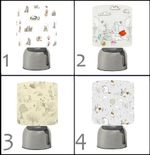 WINNIE THE POOH TOUCH TABLE BEDSIDE LAMP KIDS ROOM CHOOSE FROM 4 DESIGNS