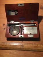 ANTIQUE POCKET DIAMOND SCALES & CARAT WEIGHTS
