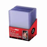 Ultra Pro Toploaders Clear Hard Card Sleeves/Rigid Top Loader 3"x4" / 10 - 1000