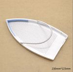 Teflon Aluminum Iron Plate Cover Shoe Industrial Supply 230mm*123mm Silver 1PC