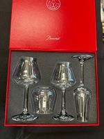 Baccarat 2811925 Chateau Degustation Glasses Set Crystal 4pc - perfect condition