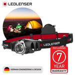 Ledlenser Camping Head Torch, Focusable Beam, Lightweight LED H3.2 Head lamp