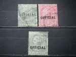 Jamaica QV 1890-91 Official Issue SGO3-O5 G-FU