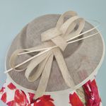Special Occasion Wedding Races Hat Beige
