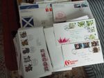 OVER  40O  MIXED FIRST DAY COVERS GOOD CONDITION MAYBE SOME DUPLCATES