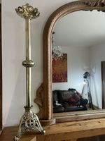 Altar candlestick Antique Church Candlestick Brass C1880 Spectacular 76cm tall