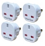 4x UK To New York Cuba Jamaica Costa Rica Travel Florida Adaptor Adapter Plug