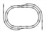 Hornby or Peco Job Lot 00 Nickel Silver Track Double Oval + Outer Sidings 