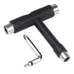 Skateboard/Scooter/Roller Skate/Long Board All in 1 Allen Key T Shape Tool 5 Way