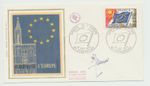 France Stamps 1976 Council of Europe FDC; Signed by Pierre Mesmere PM of France
