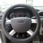 Car Steering Wheel Cover Protector Universal Black Perforated Pu Leather T