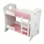 Baby Doll Bunk Bed Wooden Furniture Accessory Role Play Toy for Kids BiBi Doll