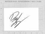 David Doherty Hand Signed White Card Yorkshire Carnegie Autograph + COA