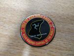Isle of Man TT Races - DOMED sticker/badge 45mm - Course Map design