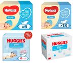 Huggies Pure Baby Wipes  (99% Water ) Pack 1, 6 12 or 24 FREE NEXT  DAY DELIVERY