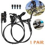 Pair MTB Bicycle Hydraulic Disc Brake for Bike Front Rear Cycling Oil Disc Set