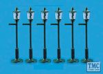 5004 Modelscene OO/HO Gauge Gas Lamp Posts Pack of 6