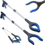 Foldable Garbage Pick Up Hand Tool Easy Reach Grab Grabber Stick Extend Reacher