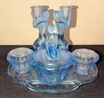 WALTHER AND SOHNE ART DECO 1940s DRESSING TABLE SET