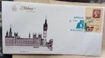 GREAT BRITAIN 1971 APOLLO 14 WELCOME BACK CANCEL PRIVATE POST PENNY BLACK COVER