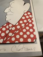 Clive Francis Noel Coward, artist signed coloured print 112/250, 42cm x 53cm.