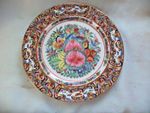 Chinese Export Famille Rose Thousand Butterflies porcelain plate Y.T. Porcelain