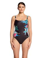 Zoggs Retro Surf Adjustable Classicback Swimsuit - Black -  BNWT