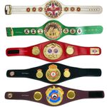 WBC WBO WBA IBF WBC Union Championship Boxing Belts Set of 5 Adult Replica Title