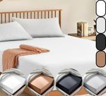 Extra Deep 40CM Fitted Sheet Full Bed Sheets Single Double King Super King Size