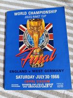 ORIGINAL 1966 WORLD CUP FINAL PROGRAMME ENGLAND V WEST GERMANY WEMBLEY 30 JULY